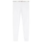 Girls White & Navy Blue Cotton Leggings ( 2-Pack ), 1, hi-res