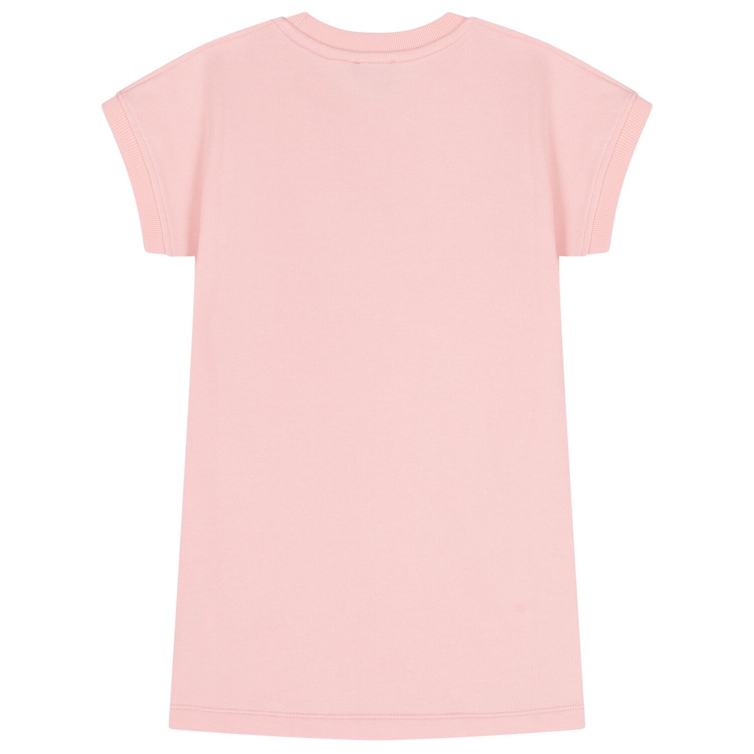 Girls Pink Logo Dress, 1, hi-res