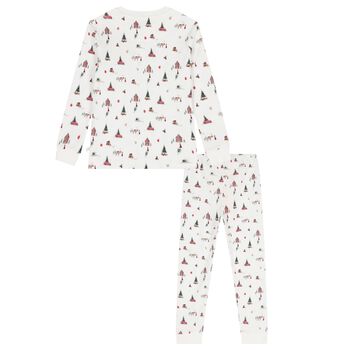 Boys Ivory Christmas Tree Pyjamas 