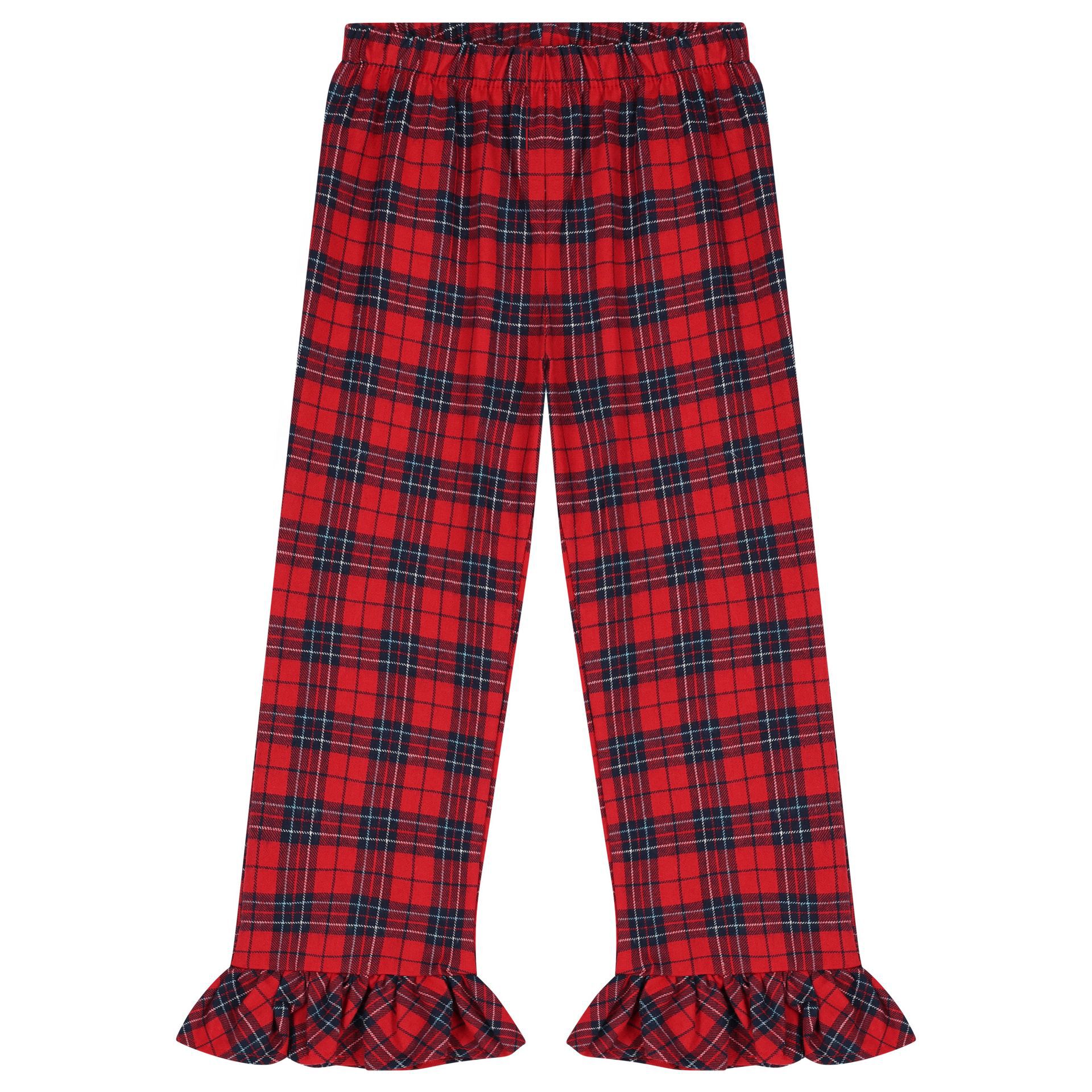 Caramelo Kids Girls White Red Tartan Check Pyjamas Junior Couture UAE