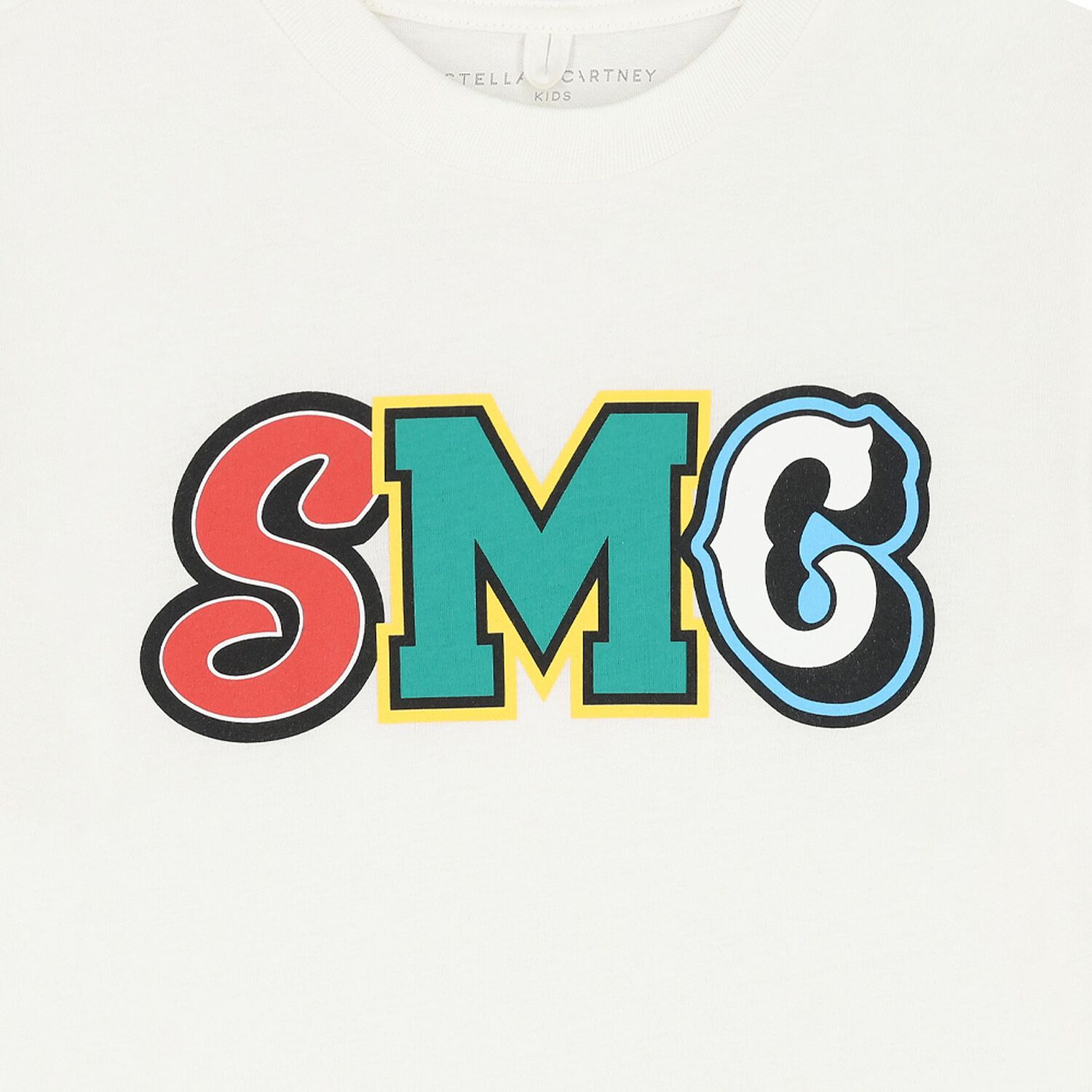 Boys White Logo T-Shirt, 1, hi-res image number null