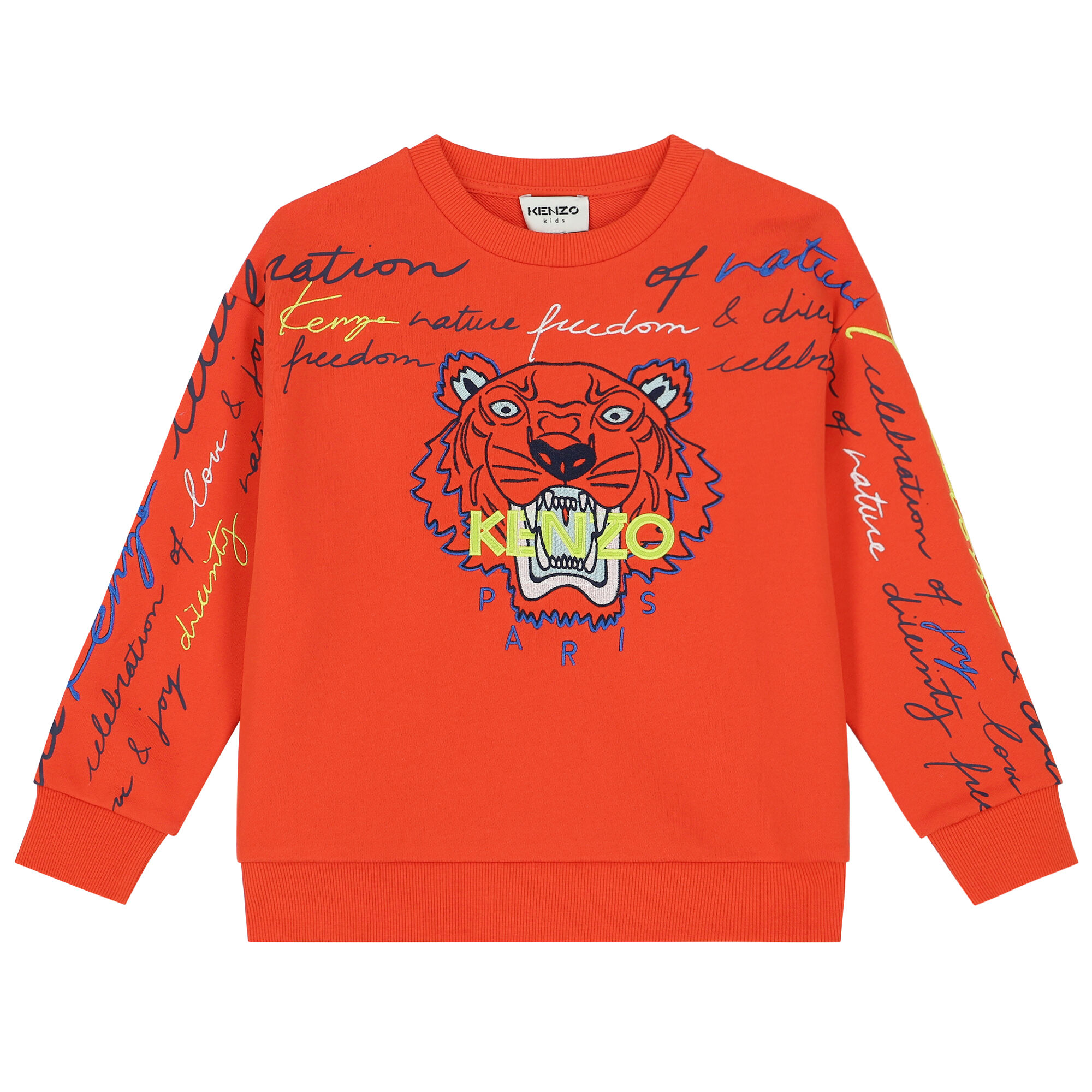 Orange online kenzo sweatshirt