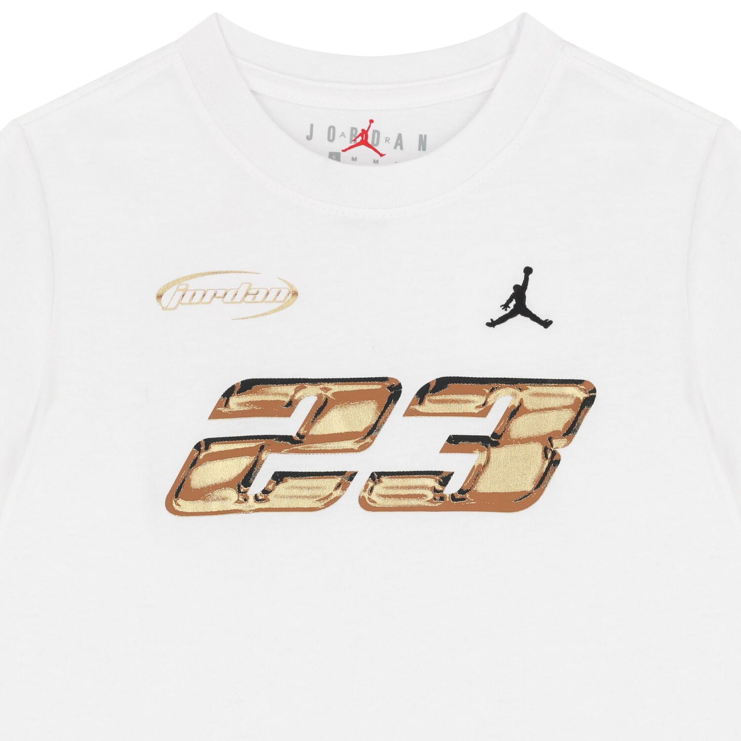 Boys White Jordan T-Shirt, 1, hi-res