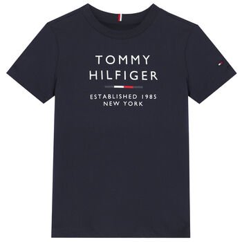 Boys Navy Logo T-Shirt
