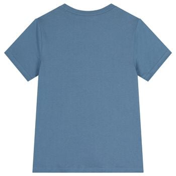 Boys Blue Polo Bear T-Shirt