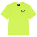 تيشيرت أولاد بالشعار باللون الأخضر, 6, hi-res