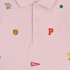 Baby Girls Pink Polo Dress Set, 1, hi-res