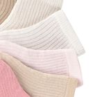 Baby Girls Beige, Ivory & Pink Socks ( 6 Pack ), 3, hi-res