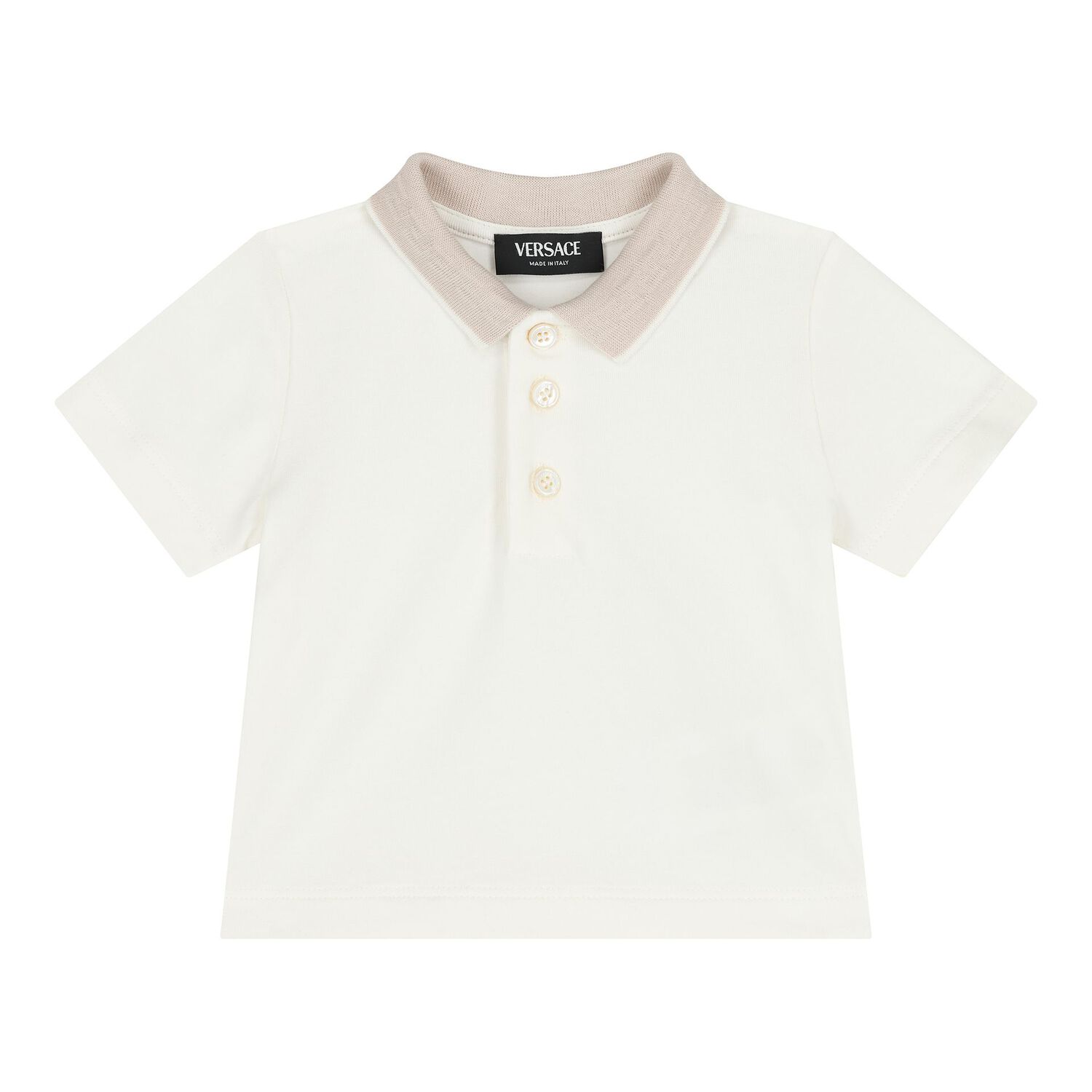 Baby Boys Ivory & Beige Whisper Barocco Shorts Set, 1, hi-res