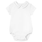 White Baby Bodysuit, 1, hi-res
