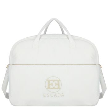 Baby Girls White Logo Changing Bag