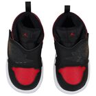 Black, Red & White Sky Jordan 1 Trainers, 2, hi-res