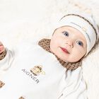 قبعة بالشعار باللون العاجي , 1, hi-res