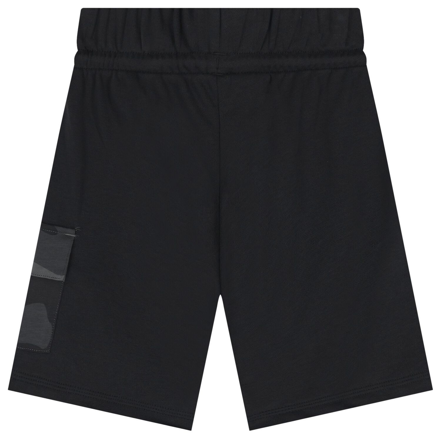 Boys Black Shorts, 1, hi-res