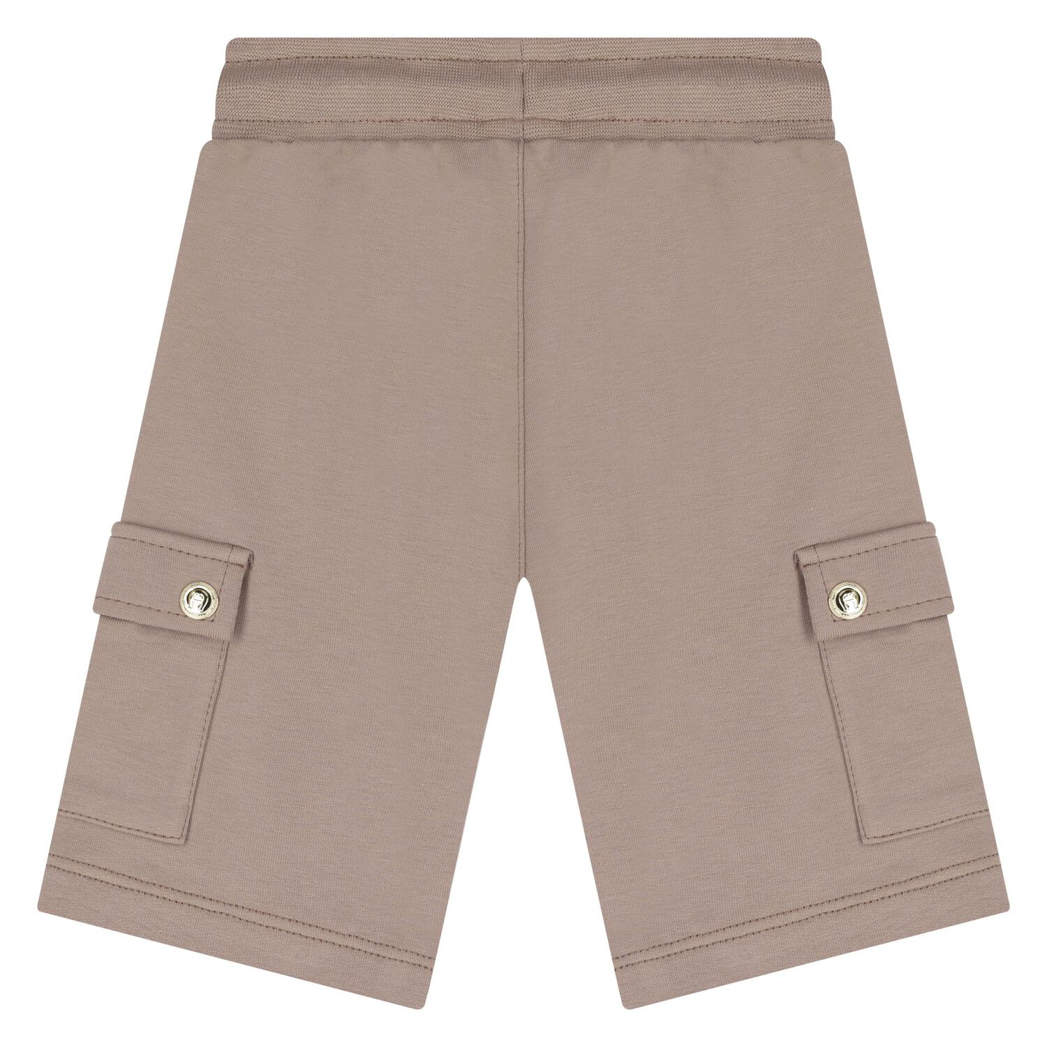 Younger Boys Beige Logo Shorts, 3, hi-res
