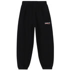 بنطلون رياضي بالشعار باللون الأسود, 1, hi-res