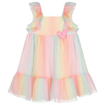 Girls Multi-Coloured Tulle Dress