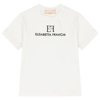 Girls Ivory Logo T-Shirt