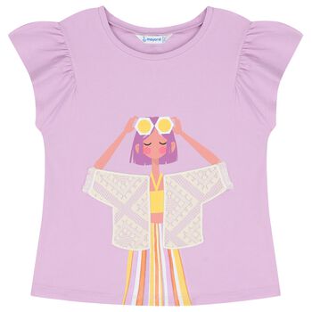Girls Lilac T-Shirt