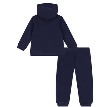 Navy Blue Teddy Bear Logo Tracksuit