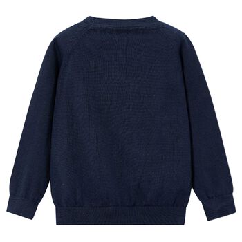 Boys Blue Logo Sweatshirt