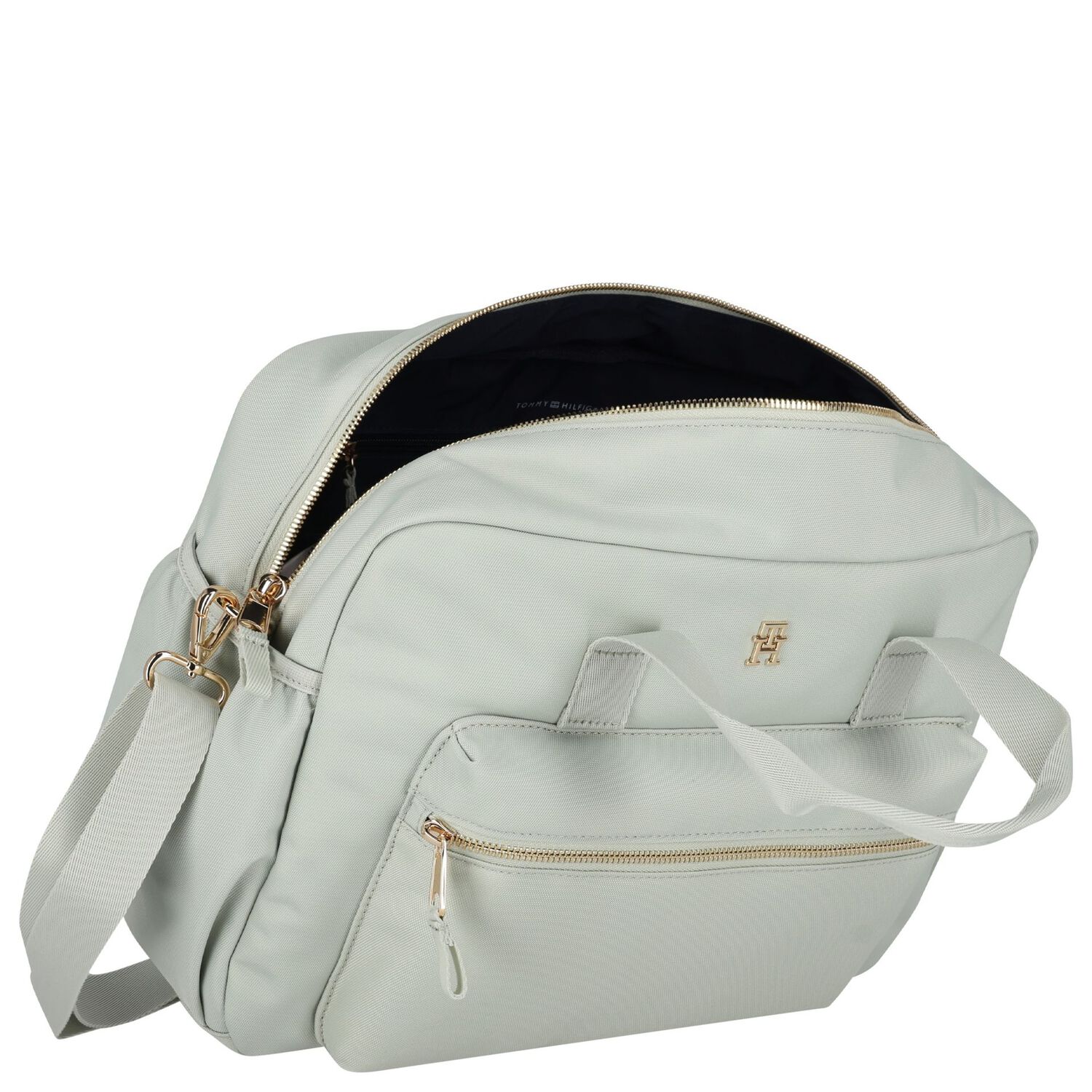 حقيبة تغيير حفاضات الأطفال بشعار باللون الاخضر, 2, hi-res image number null