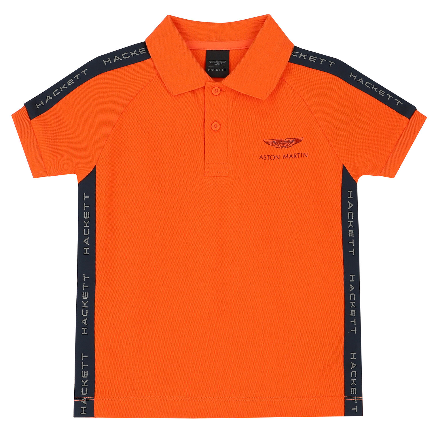 Boys Orange Logo Polo Shirt, 2, hi-res image number null