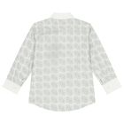 تيشيرت أولاد بالشعار باللون الأبيض و الرمادى, 1, hi-res