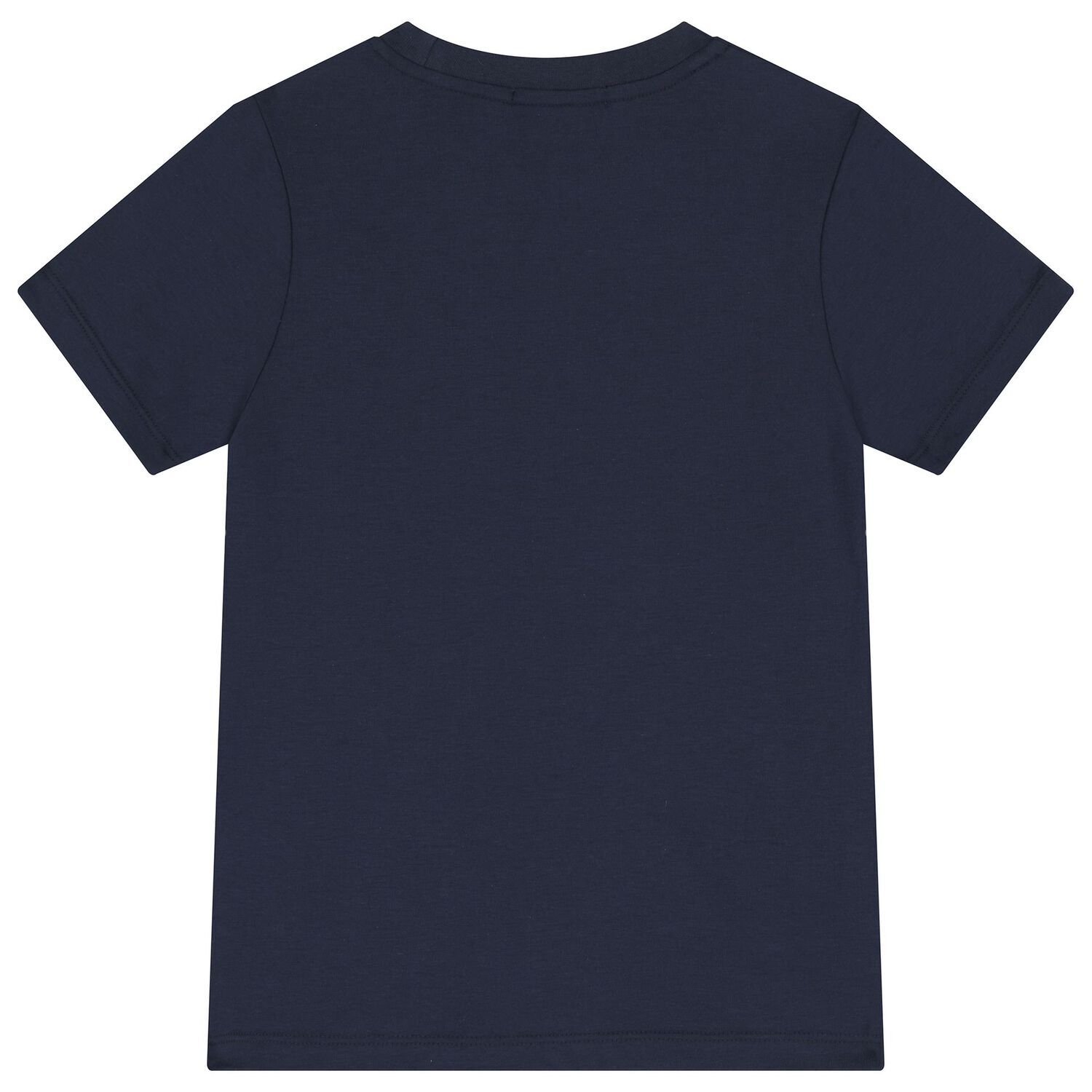 Boys Navy Blue Logo T-Shirt, 2, hi-res