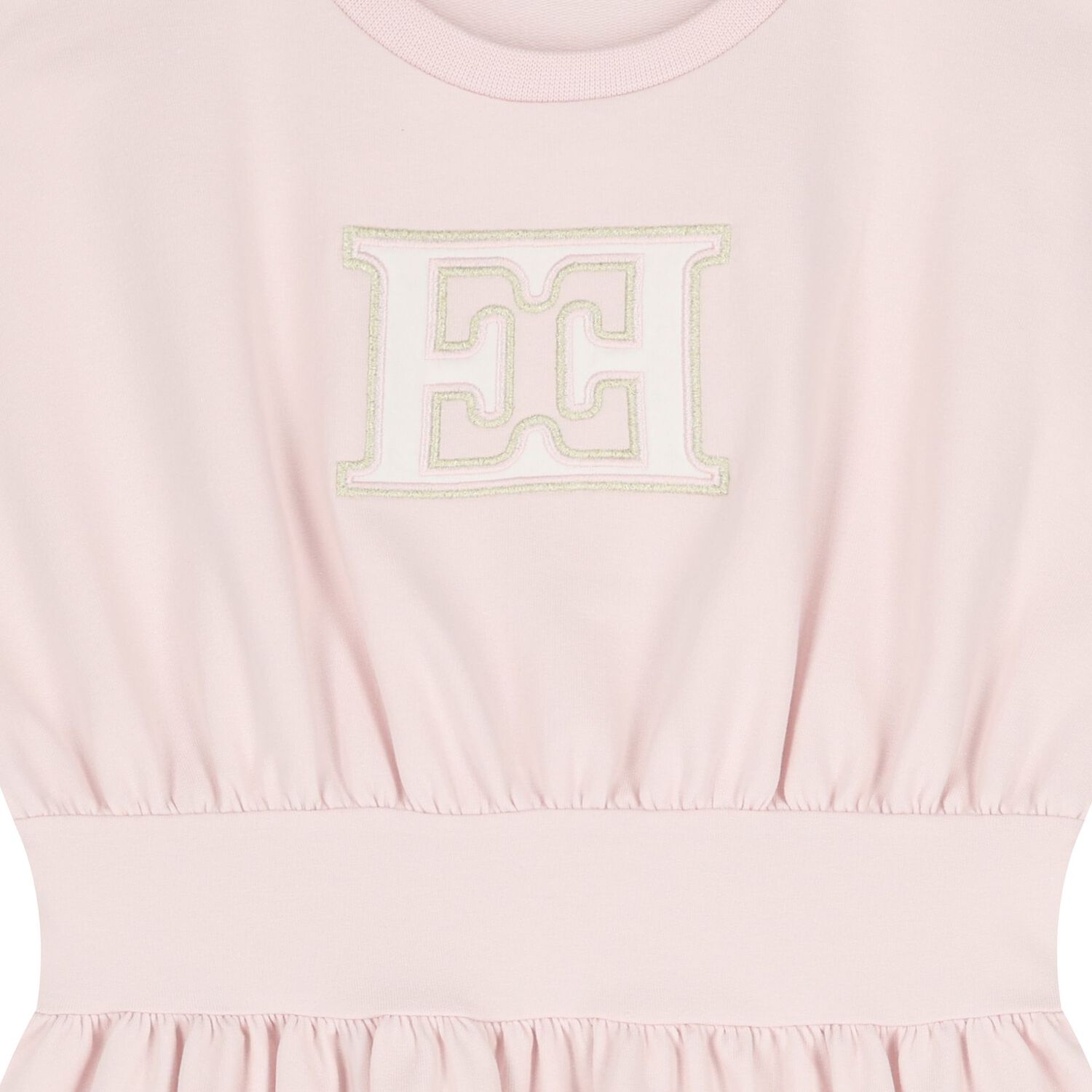 Girls Pink Logo Dress, 3, hi-res
