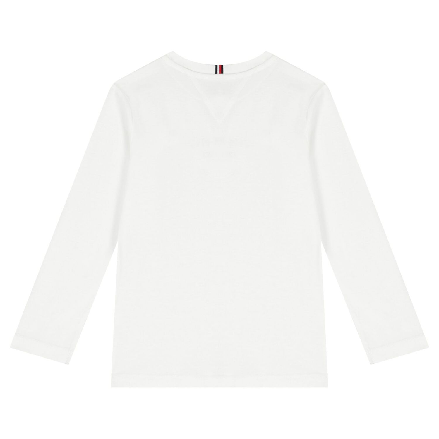 White Logo Long Sleeve Top, 1, hi-res image number null