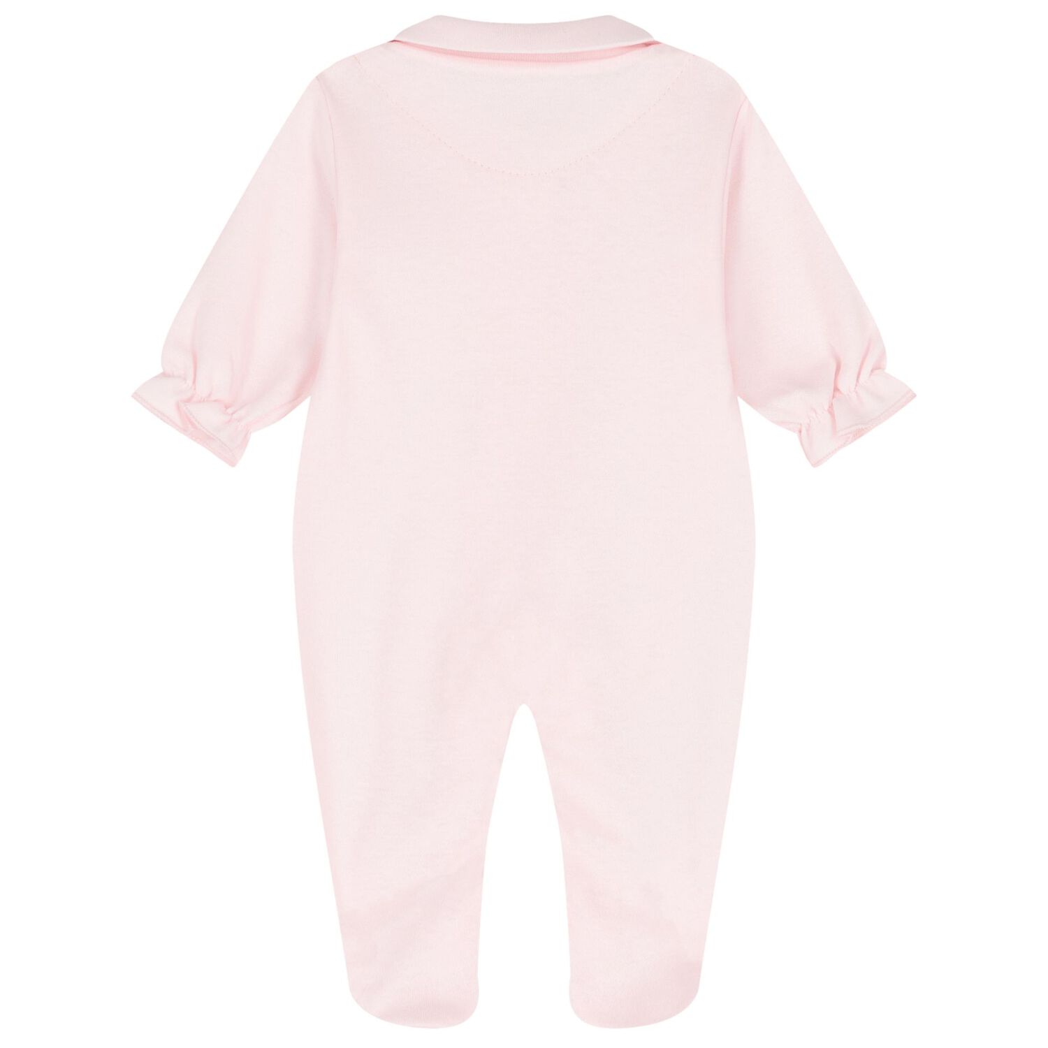 Baby Girls Pink Floral Babygrow, 1, hi-res