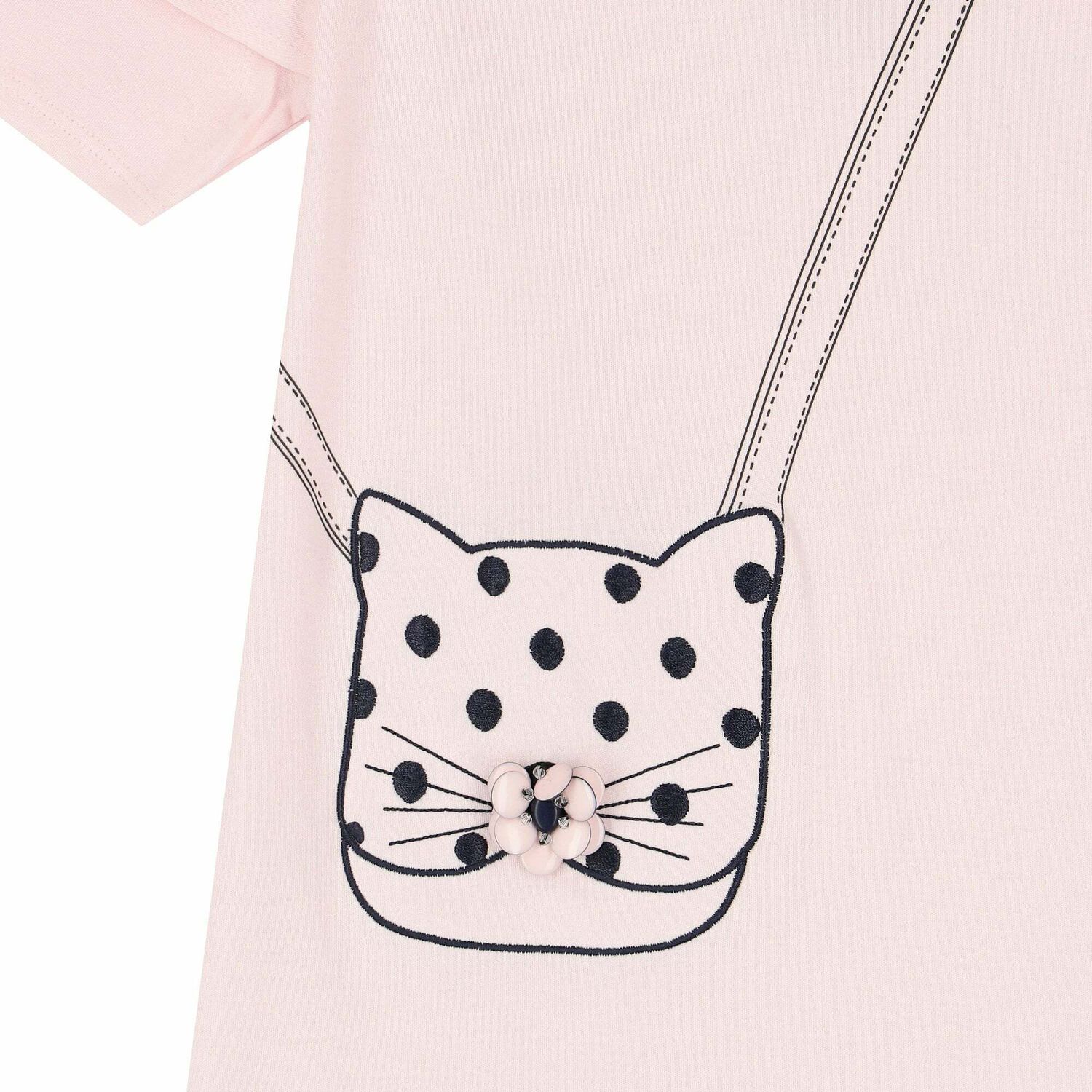 فستان بطبعة حقيبة باللون الوردى, 1, hi-res image number null