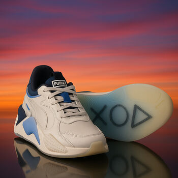 White RS-X Playstation PS Trainers