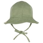 Younger Boys Green Dungaree & Hat Set (3 Piece), 2, hi-res