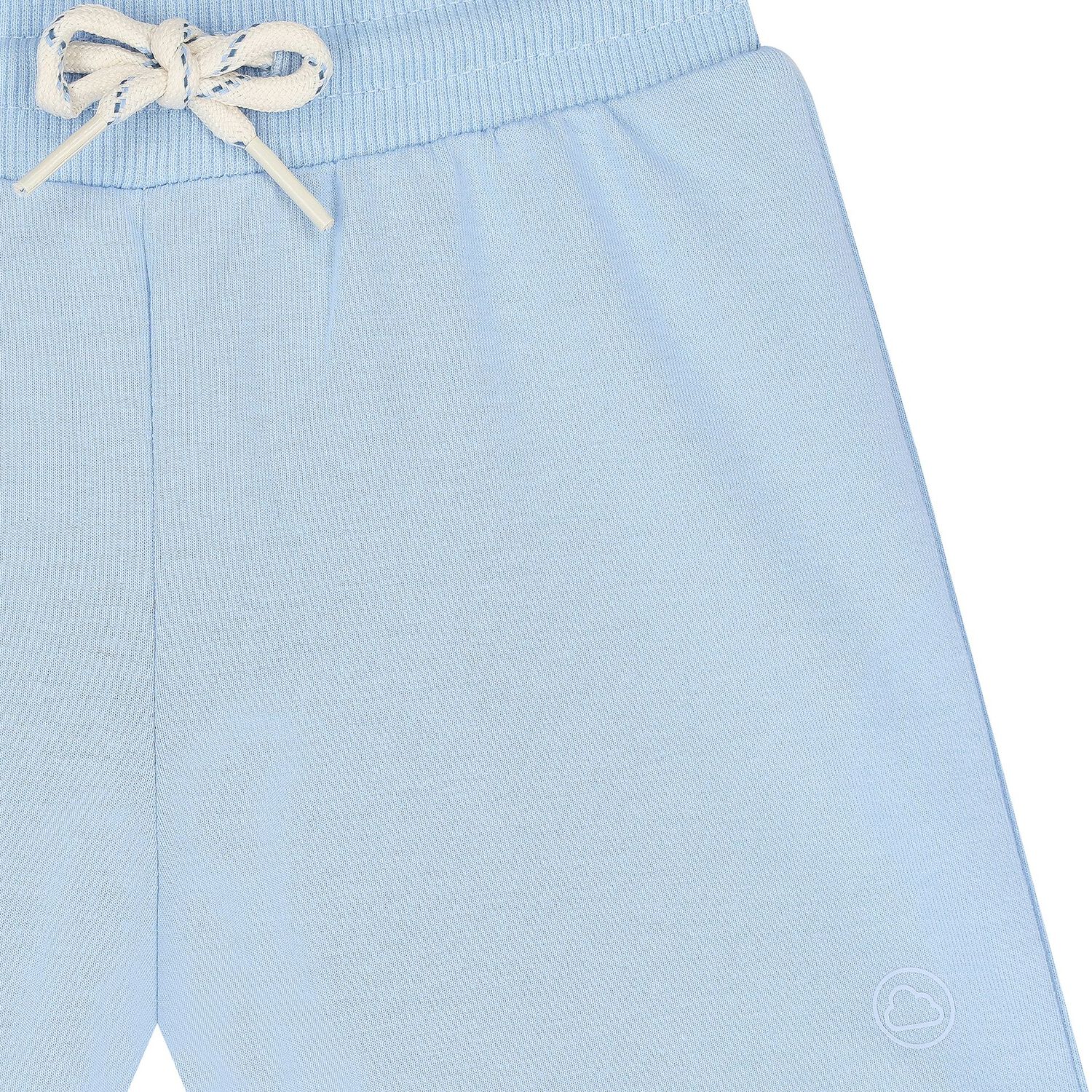 Younger Boys Blue Cotton Jersey Shorts, 4, hi-res image number null