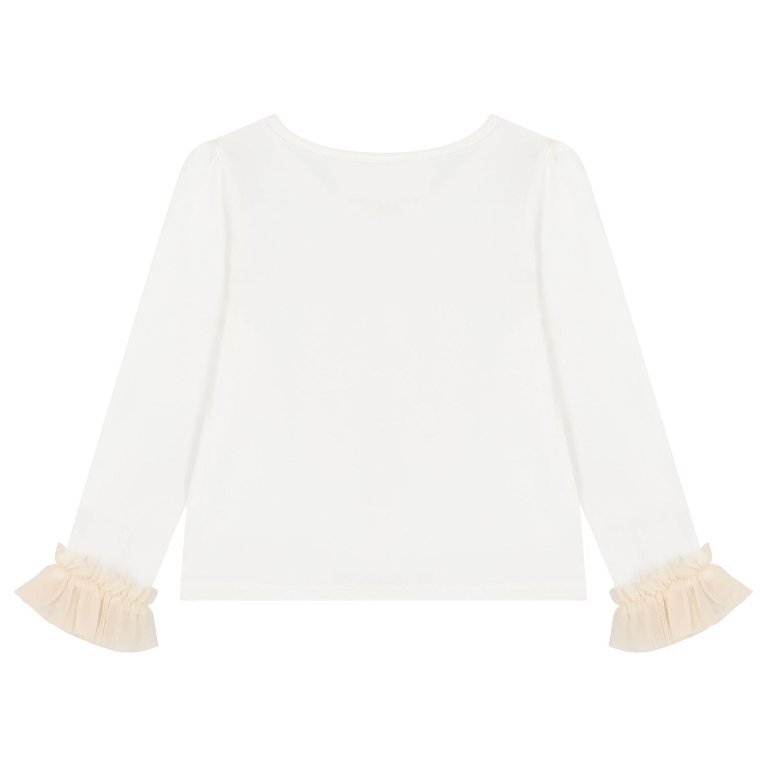 طقم تنوره بنات بطبعه قلعه باللون البيج والعاجى , 2, hi-res