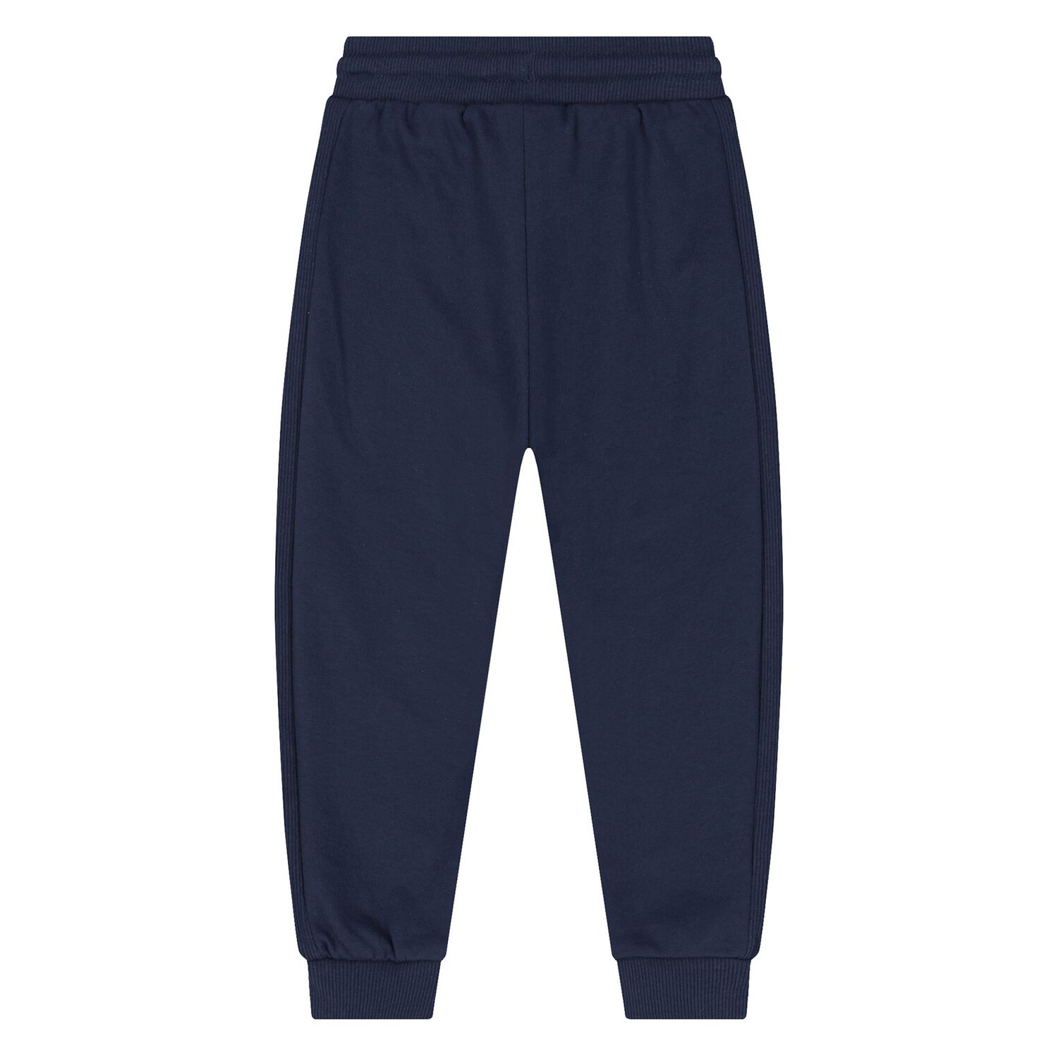 بدلة رياضية للأولاد الصغار مكونة من 3 قطع بتصميم دب تيدي، باللون العاجي والأصفر والأزرق الداكن, 1, hi-res