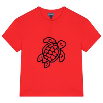 Boys Red Turtle T-Shirt