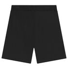 Boys Black Logo Shorts Set, 4, hi-res