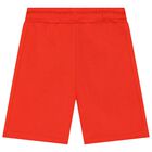 Boys White & Red Shorts Set, 4, hi-res