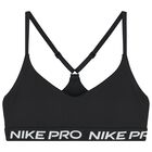 Girls Black Logo Bra Top , 1, hi-res