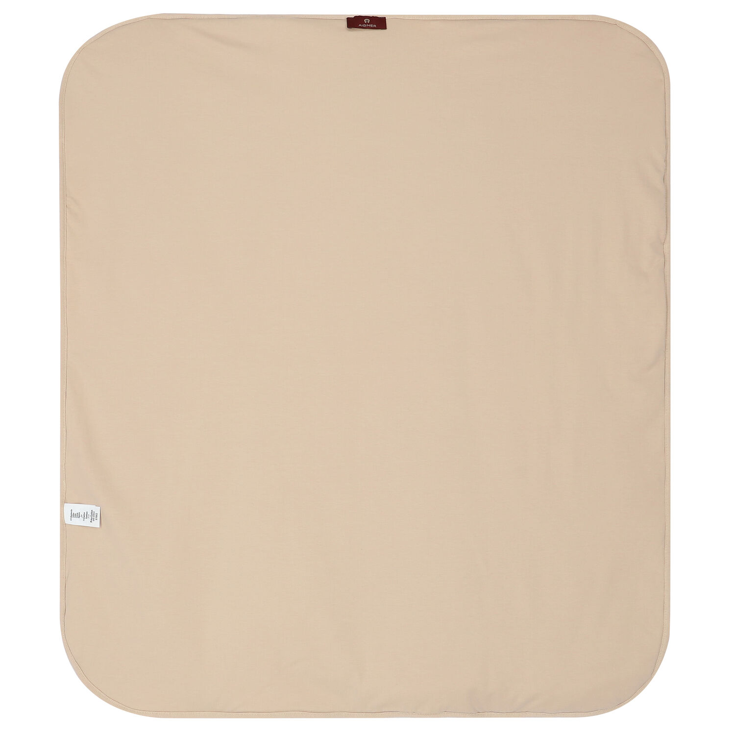 White & Beige Logo Baby Blanket, 1, hi-res image number null
