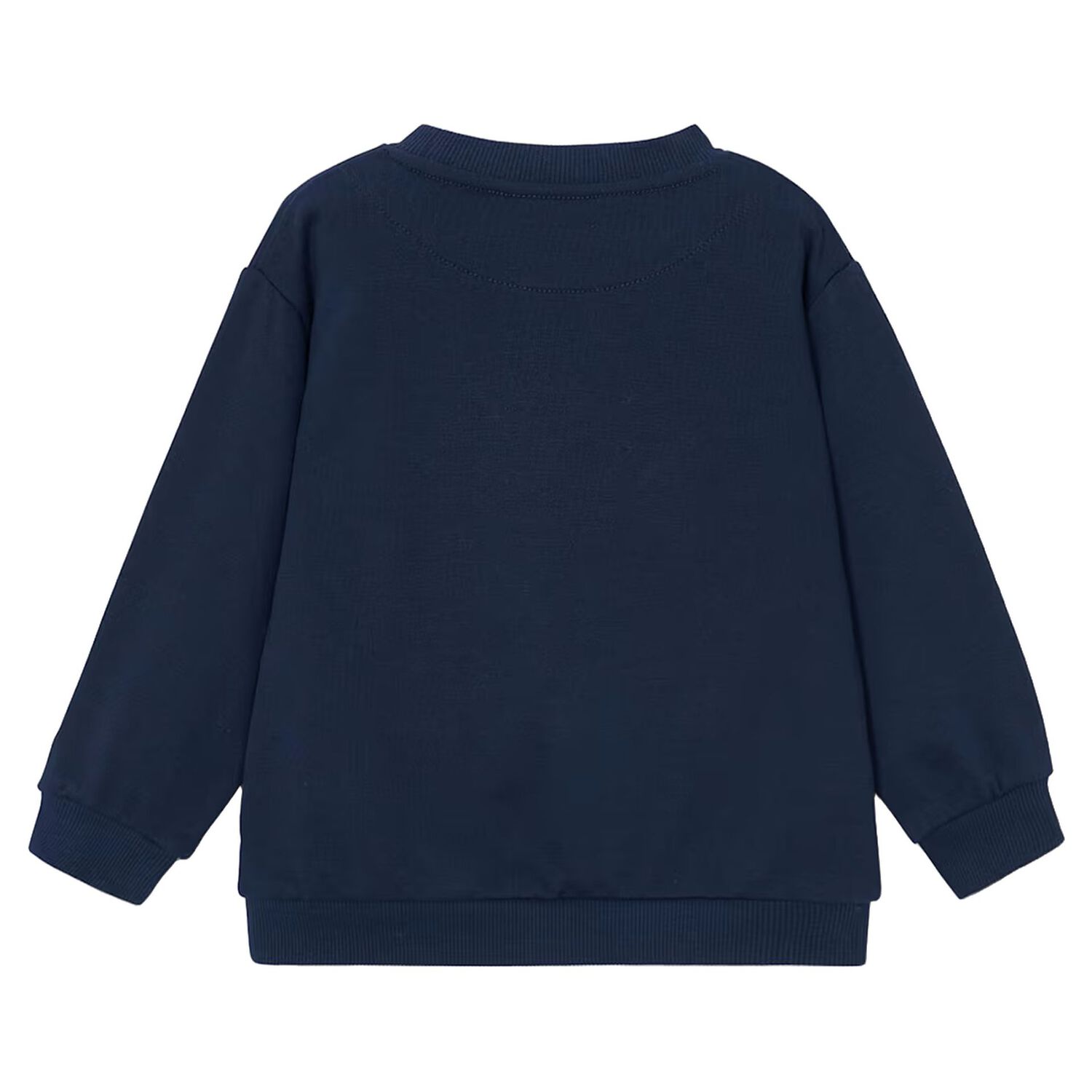Boys Navy Blue Robot Sweatshirt, 1, hi-res