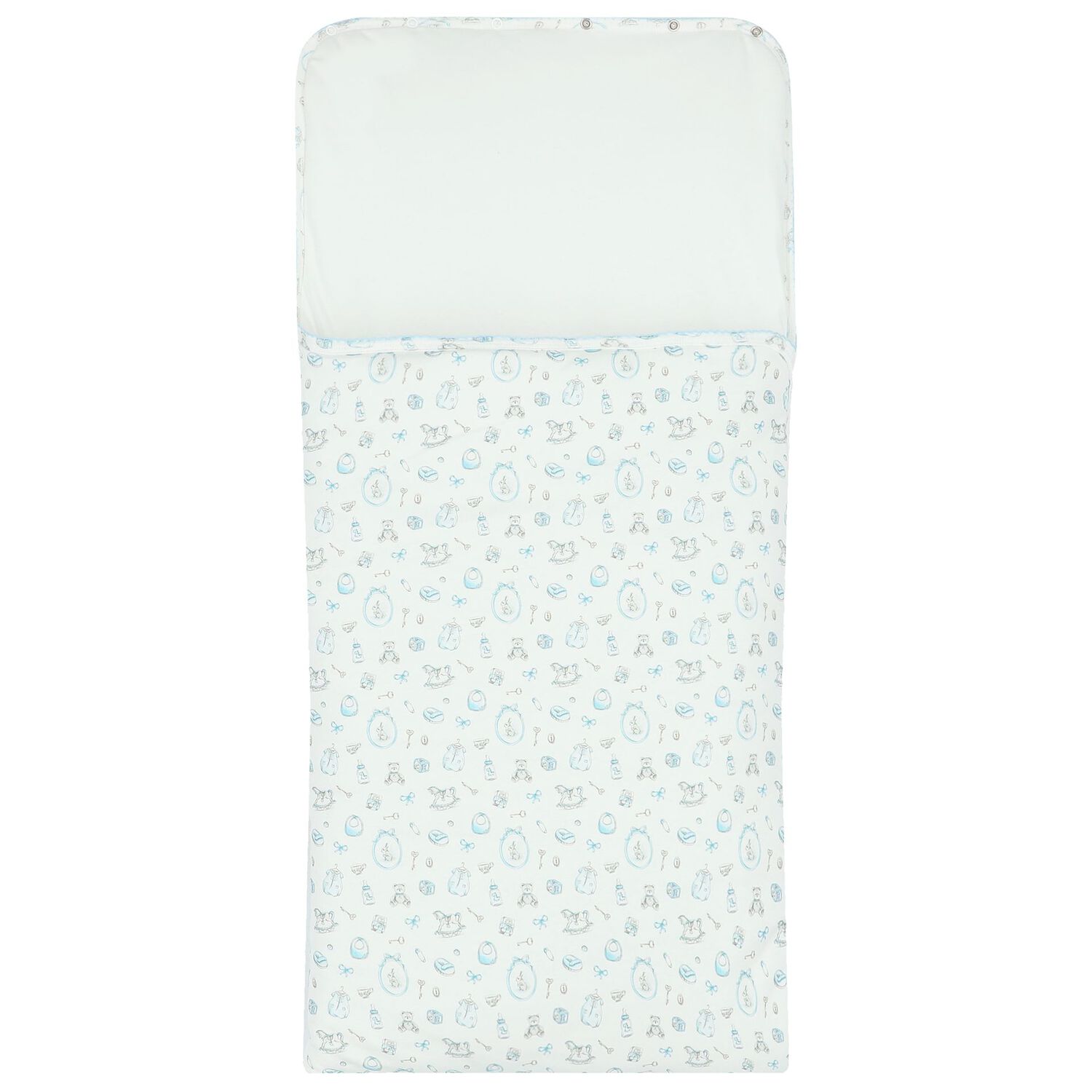 Baby Boys White & Blue Nest, 1, hi-res image number null