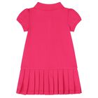 Baby Girls Pink Logo Polo Dress Set, 1, hi-res