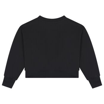 سويتشيرت بشعار تيدي باللون الأسود