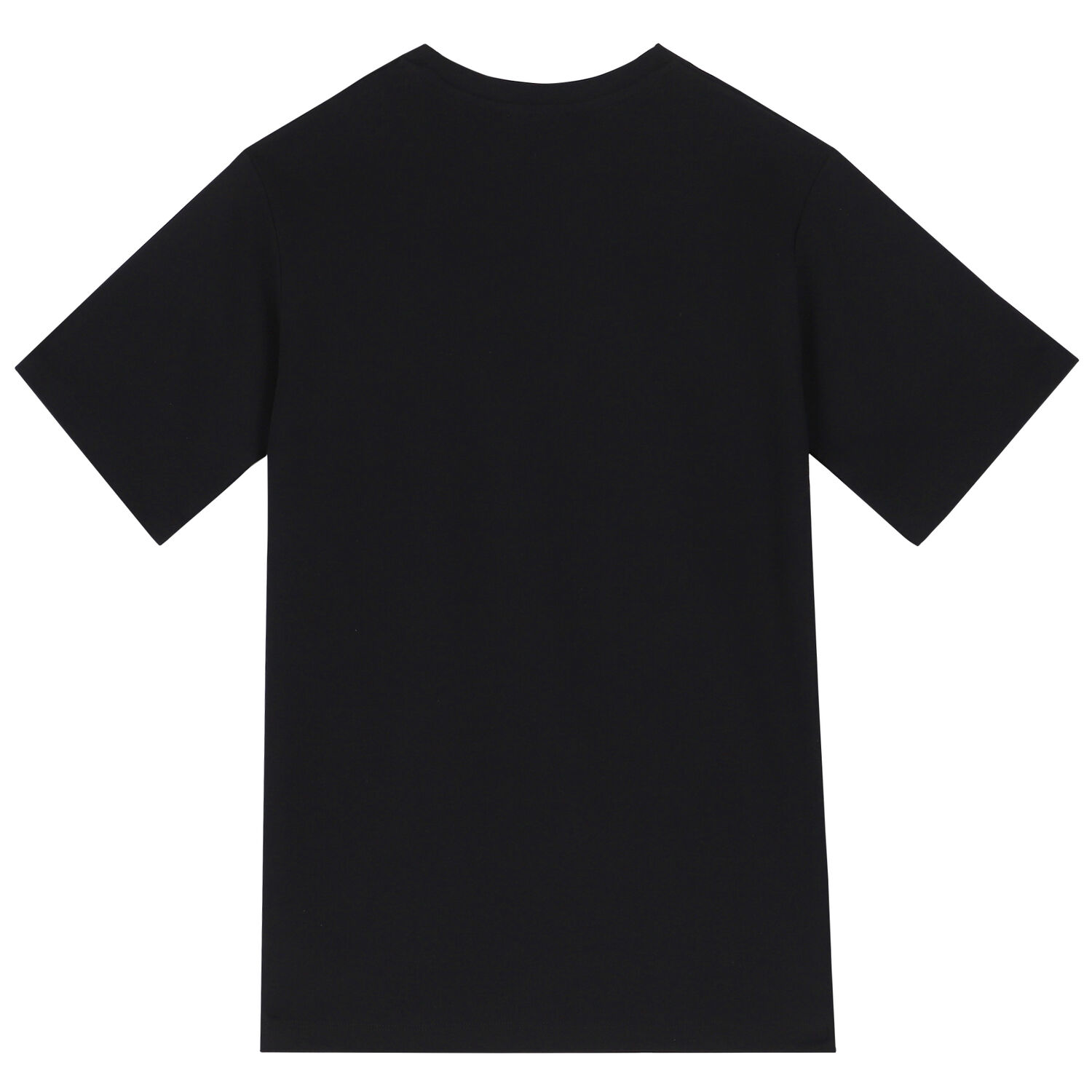 Girls Black Logo Dress, 1, hi-res