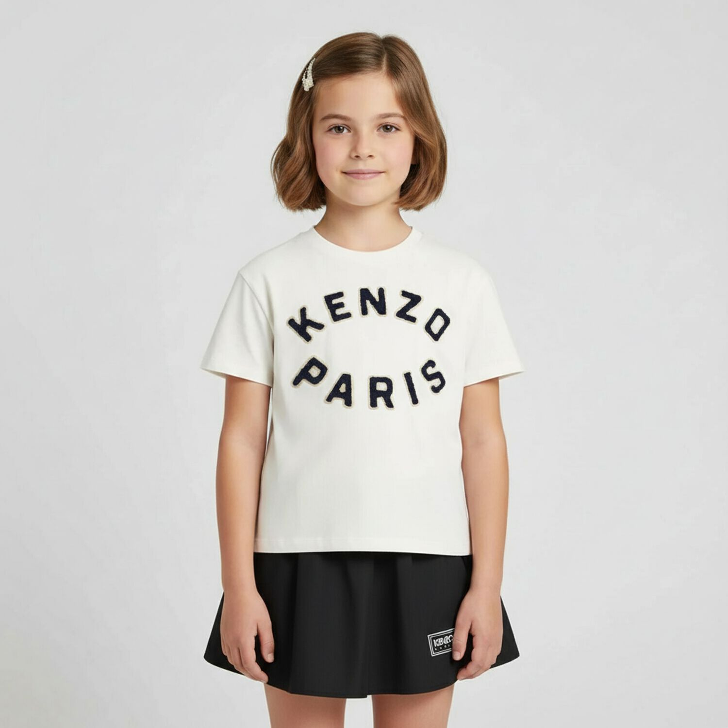 Ivory Logo T-Shirt, 1, hi-res