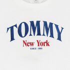 تيشيرت بنات بالشعار باللون الأبيض, 2, hi-res